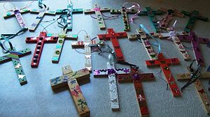 Beautiful crosses depicting the hope and resurrection