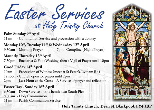 Holy Week and Easter Services 2017
