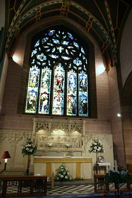 View of the Altar and Reredos.