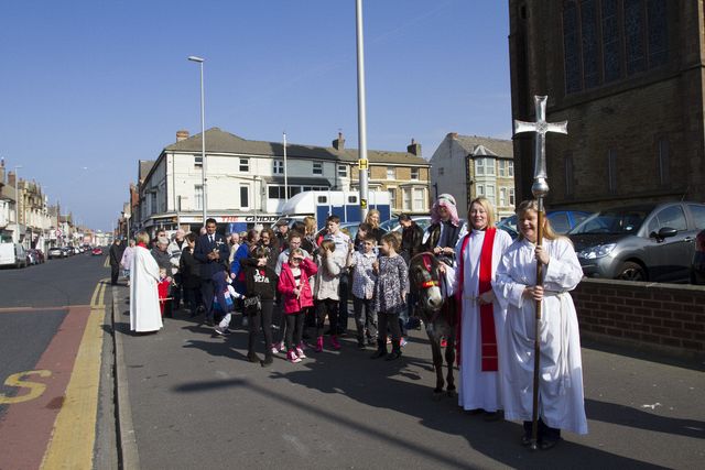 About to start the Palm Sunday procession