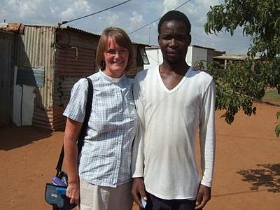 Pule another young man saved from the brink of death ? now home from the hospice. He has gained an amazing 20kg in weight!